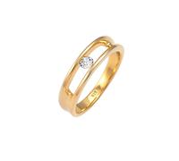 Elli Solitär Klassisch 925 Silber, mit Kristallen von Swarovski® 52 Damen