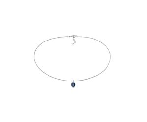 Elli Solitär Venezianerkette 925 Silber, mit Kristallen von Swarovski® 36 Damen