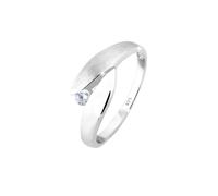 Elli Solitär Wickelring Zirkonia 925 Silber 54 Damen