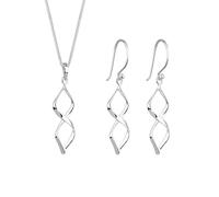 Elli Spirale Form Geo 925 Sterling Silber silberfarben Damen