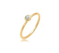 Elli Stapelring Basic Labradorit Edelstein 925er Silber 54 Damen