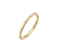 Elli Stapelring Stacking Bandring 925 Silber vergoldet 58 Damen