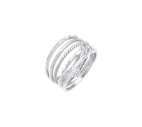 Elli Stapelringe Stacking Bandring 5er Set 925 Silber 66 Damen