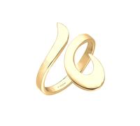 Elli Statement Wickelring Ornament 925 Sterling Silber goldfarben Damen