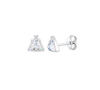 Elli Ohrringe Damen Ohrstecker Dreieck Motiv Schlicht mit Zirkonia Kristalle aus 925 Sterling Silber