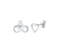 Elli Stecker Herz Infinity Symbol Liebe 925er Silber OneSize Damen