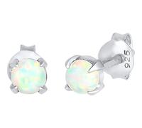 Elli Stecker Opal Rund Synthetisch 925 Silber silberfarben Damen