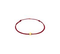 elli. Armband Stern Astro Textilband 925 Silber, rot Dunkelrot