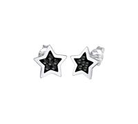 Elli Stern Astro Trend Schwarz 925 Silber, mit Kristallen von Swarovski® OneSize Damen