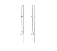 Elli Sterne Durchzieher 925 Silber, mit Kristallen von Swarovski® silberfarben Damen
