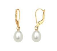 Elli Süßwasserzuchtperle Basic Klassisch 925 Silber goldfarben Damen