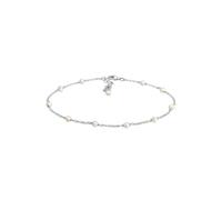 Elli Fußschmuck Damen Fußkettchen Elegant mit Süßwasserzuchtperle in 925 Sterling Silber