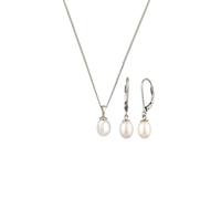 Elli Süßwasserzuchtperlen Weiß 925 Sterling Silber silberfarben Damen