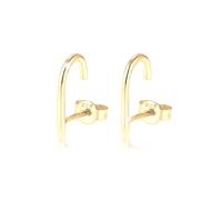 Elli Paar Ohrstecker »Suspender Geo Minimal 925 Sterling Silber«, Ear Suspender, Gold
