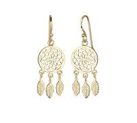 ELLI Damen Ohrringe 'Traumfänger' gold, Größe One Size, 4041005 Gold One Size