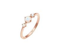 Elli Trend Bandring Trio Geo Vintage Opale 925 Silber 56 Damen