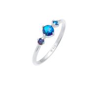 Elli Trend Bandring Trio Geo Vintage Opale 925 Silber 56 Damen