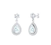 Elli Ohrringe Damen Tropfen Eleganz mit Zirkonia Kristalle in 925 Sterling Silber