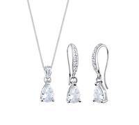 Elli Tropfen Zirkonia 925 Sterling Silber Weiß Damen