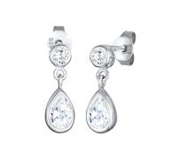 Elli Tropfen Zirkonia Elegant 925 Silber OneSize Damen