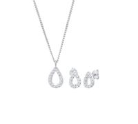 Elli Tropfen Zirkonia Elegant 925 Silber silberfarben Damen