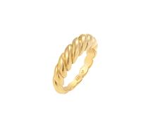 Elli Twisted Gedreht Bandring 925 Silber 52 Damen