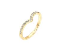 Elli V-Form Geo Kristall 925 Sterling Silber 54 Damen