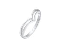 Elli V-Form Stapelring 925 Silber 56 Damen