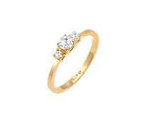 Elli Verlobung Zirkonia Kristalle 925 Sterling Silber 54 Damen