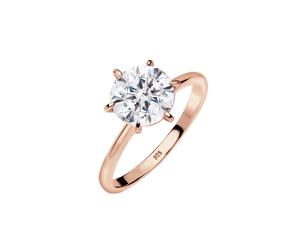 Elli Verlobungsring Weiß 925 Silber, mit Kristallen von Swarovski® 56 Damen