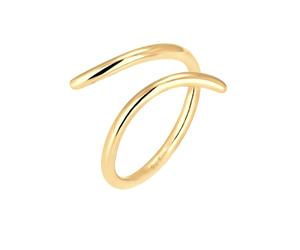 Elli Wickelring Statement Geo Blogger 925 Silber 56 Damen