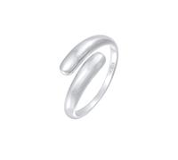 Elli, Ring Wickelring Zart Basic 925 Sterling Silber in silber, Schmuck für Damen Gr. 58 mm