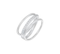 Elli Wickelring Zirkonia 925 Silber 56 Damen