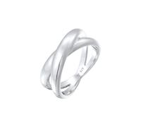 Elli X Wickelring Kreuz 925 Silber 54 Damen