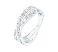 Elli X Wickelring Zirkonia 925 Silber 52 Damen