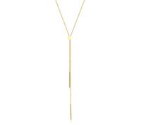 Elli Y-Kette Geo Stab Minimal 925 Silber goldfarben Damen