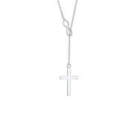 Elli Y-Kette Kreuz Infinity Symbol 925 Silber silberfarben Damen