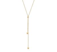 Elli Y-Kette Kugel Ball Rund Verstellbar 925 Silber goldfarben Damen