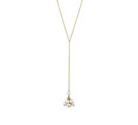 Elli Y-Kette mit Perlen von Swarovski® Weiß 925 Sterling Silber 45 Damen