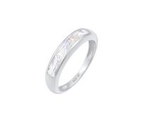 Elli Zirkonia Rechteck Funkelnd Verlobung 925 Silber 58 Damen