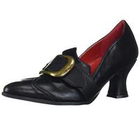 Ellie Shoes Damen 253-SOLSTICE Pumps, Schwarzes Polyurethan, 38 EU