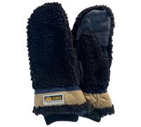 Elmer - Fäustlinge aus Wolle - Teddy Mitten Black für Damen aus Wolle - Größe L - schwarz schwarz L