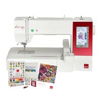 Elna eXpressive 830 Stickmaschine - Kreativ-Set & exuberance Jr. Sticksoftware GRATIS