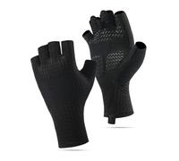 Elnwnnkc 2 Lose schnell trocknende Handschuhe, Sonnenschutzmittel, Geteilte Finger Fäustlinge, sonnenbeständige Handschuhe für Sport, Autofahren, Sonnenschutz, blockierende Outdoor Sportarten