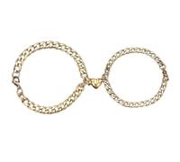 Elnwnnkc Armband für Paare aus Edelstahl, herzförmig, attraktiv, für Damen und Herren, Valentinstagsgeschenk für Paare, Eine Größe, Wie beschrieben