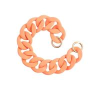 Elnwnnkc Geldbörsenkette, flacher Kettenriemen, Acryl Handtaschenriemen, modischer Ersatz für Handtaschenkupplungen, Griffe für Heimwerker, Bastelhandtaschendekoration