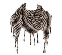 Elnwnnkc Schal Muslime Arabischer Shemagh Ethnischer arabischer Halswickel Atmungsaktive Wüstenkopfbedeckung Keffiyeh Hijab Shemagh