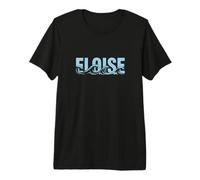 Eloise Sea Waves - Personalisierter Name Ocean Beach Art Premium T-Shirt