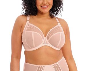 ELOMI 8900 Matilda Bügel-BH mit tiefem Ausschnitt, Nicht gepolstert, Seitenstütz-BH, Pearl Blush, 85GG