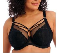 ELOMI Damen Women's Brianna Underwire Bra Plunge-BH, Undurchsichtige, Schwarz, 90K